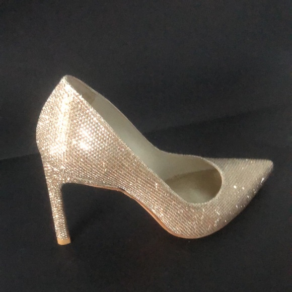 Stuart Weitzman Nouveaub 641 Platinum Noir, size 4.5 M, new in box with bag. - Picture 15 of 16